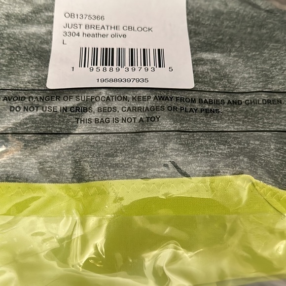 FP Movement Women's Sports Bra - Just Breathe - Hthr Olive - Lg - Picture 7 of 11